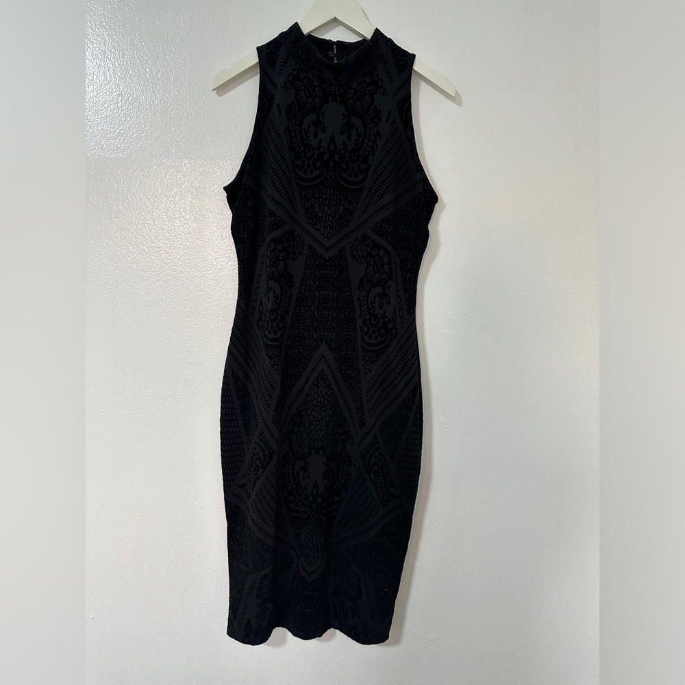 Velvet bodycon dress